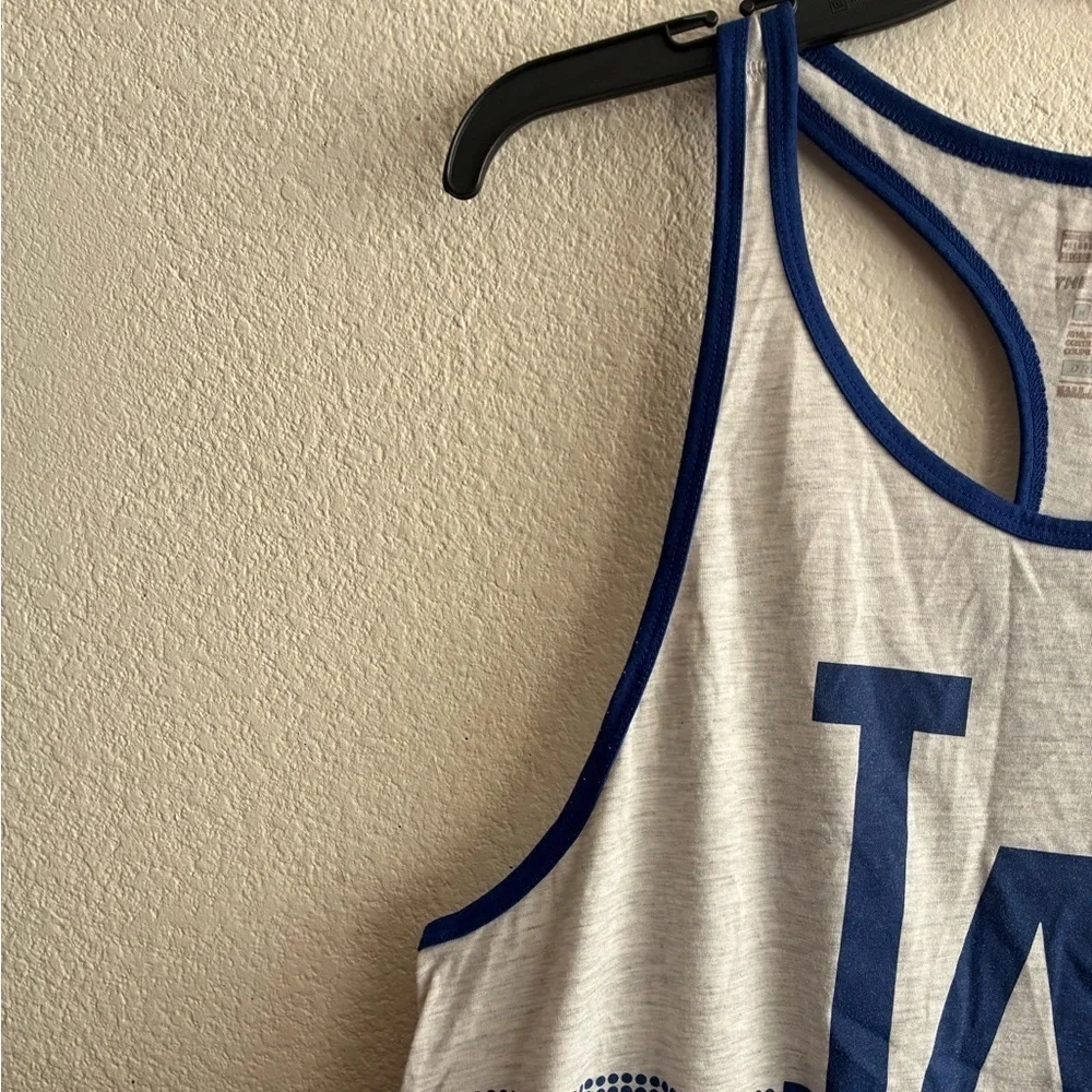 Nike LA Dodgers Tank Top In Gray and Blue M